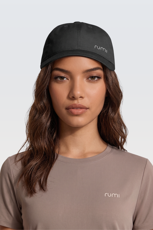 W Moon Cap - Black