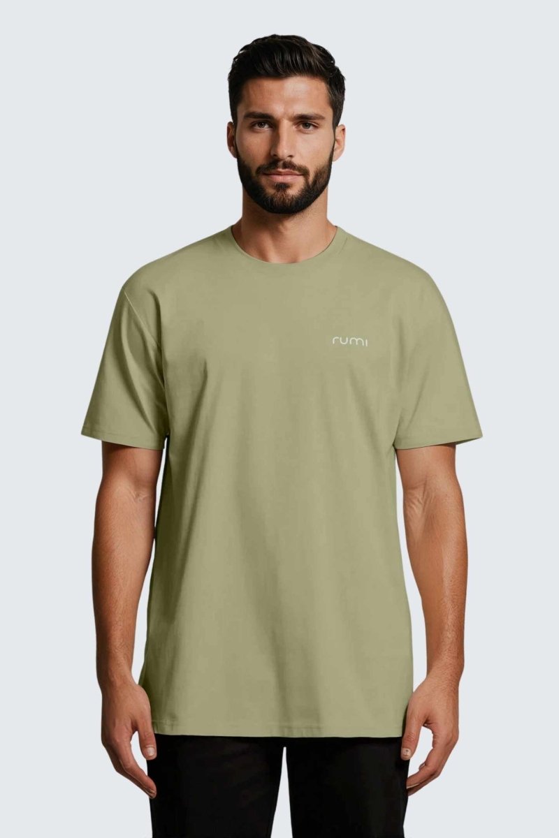 Rumi Earth - M Moon Tee - Pistachio - R521500POP - Tops