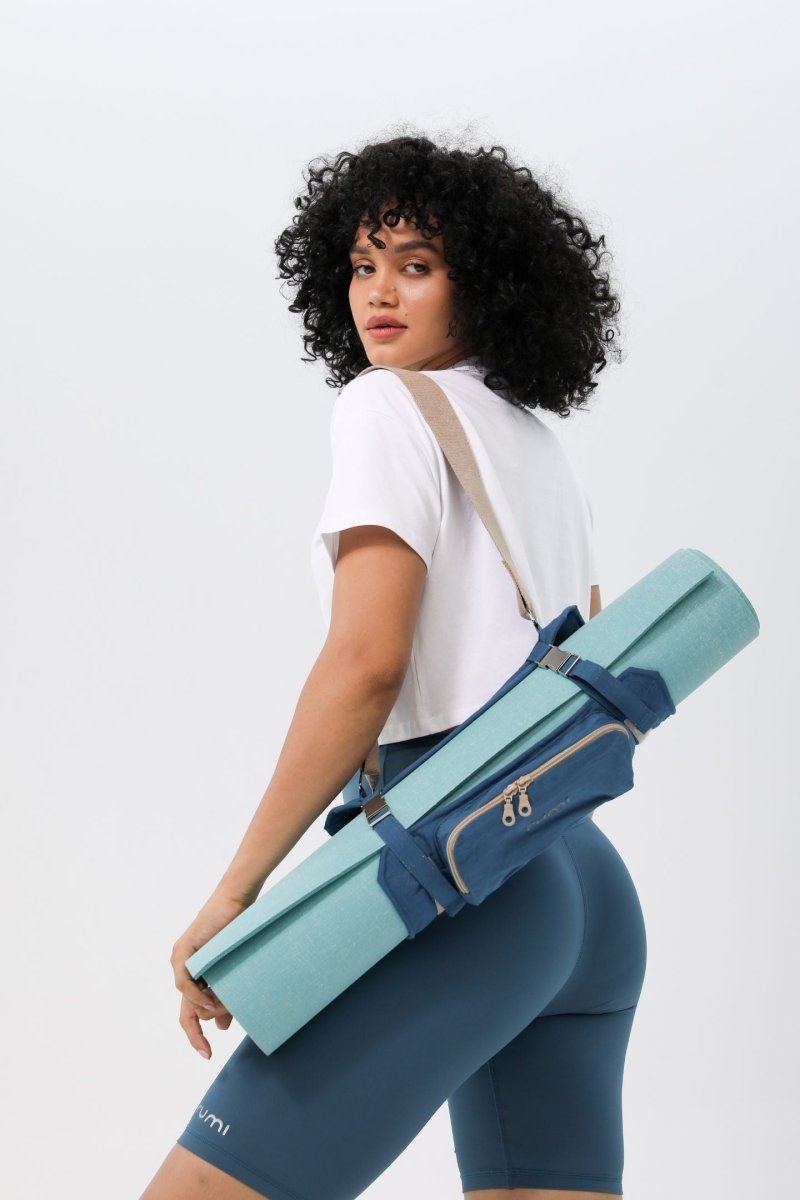 Rumi Earth - Origami Mat Carrier - Indigo - RU - OMC - 01 - IO - Yoga Mat Carrier