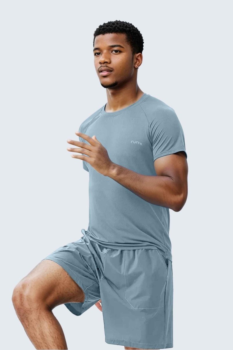 Rumi Earth - WU Sun Fit Tee Terra - Ash Blue - R521221AEP - 