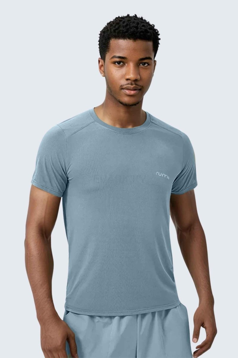 Rumi Earth - WU Sun Fit Tee Terra - Ash Blue - R521221AEP - 