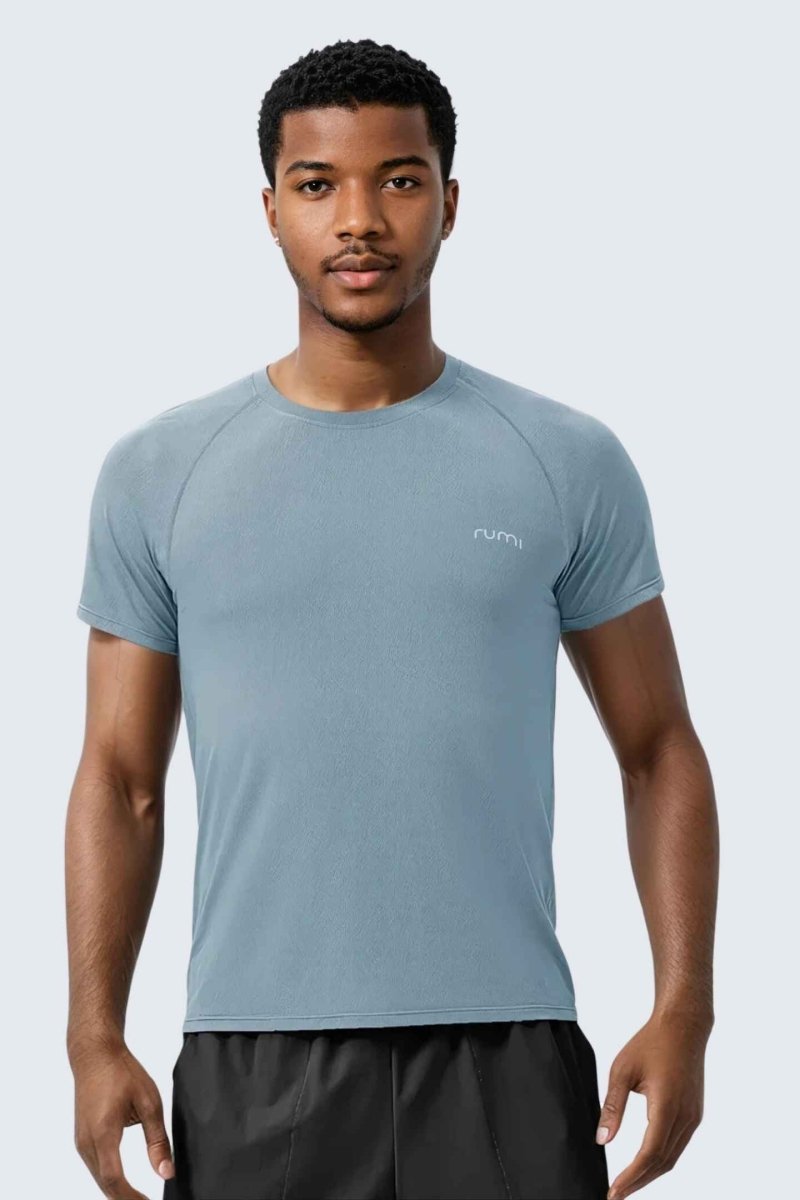 Rumi Earth - WU Sun Fit Tee Terra - Ash Blue - R521221AEP - 