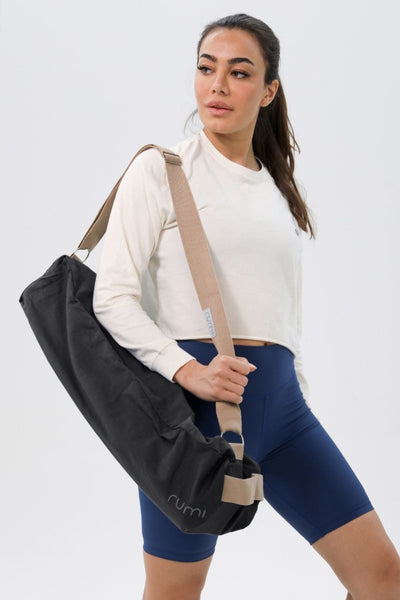 Rumi Earth - Yoga Mat Bag - Graphite - RU - YBMC - 01 - DG - Yoga Mat Bag