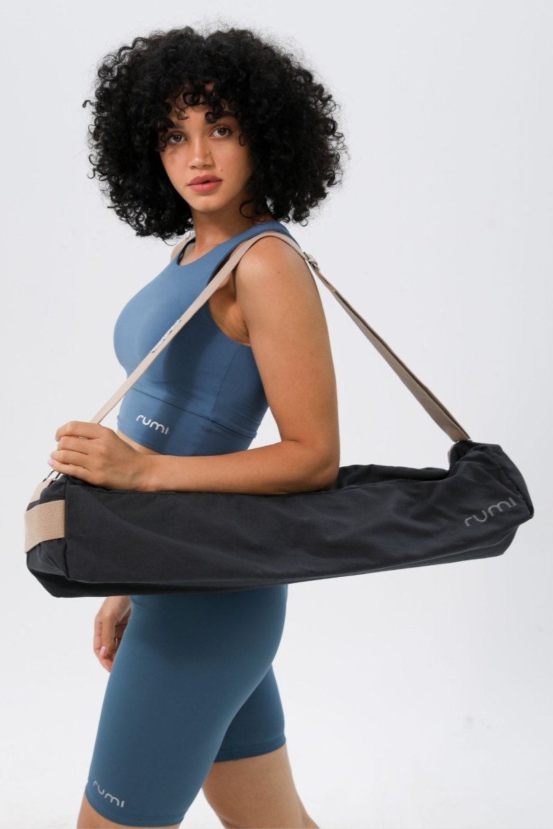 Rumi Earth - Yoga Mat Bag - Graphite - RU - YBMC - 01 - DG - Yoga Mat Bag