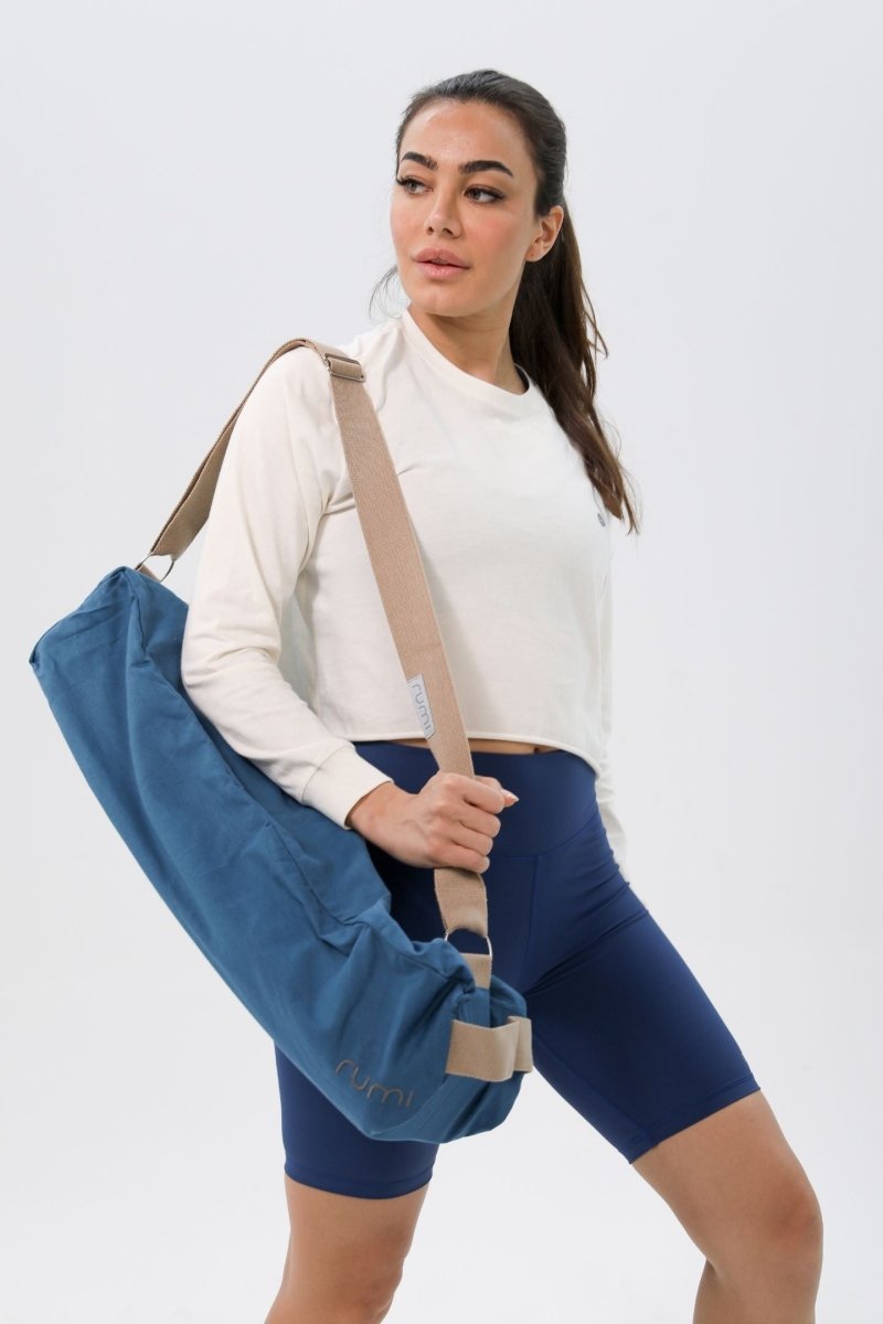 Rumi Earth - Yoga Mat Bag - Indigo - RU - YBMC - 01 - IO - Yoga Mat Bag