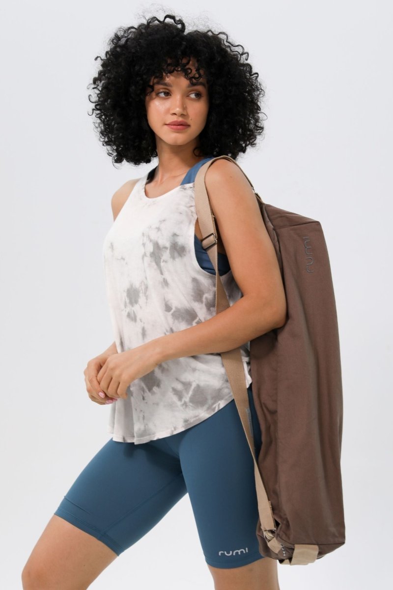 Rumi Earth - Yoga Mat Bag - Wood - RU - YBMC - 01 - BR - Yoga Mat Bag