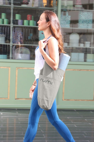 Rumi Earth - Yoga Tote - Stone Graphite - RU - YTMC - 01 - SEGE - Yoga Mat Tote