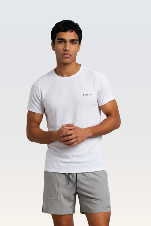 MU Sun Fit Tee Waffle - Snow